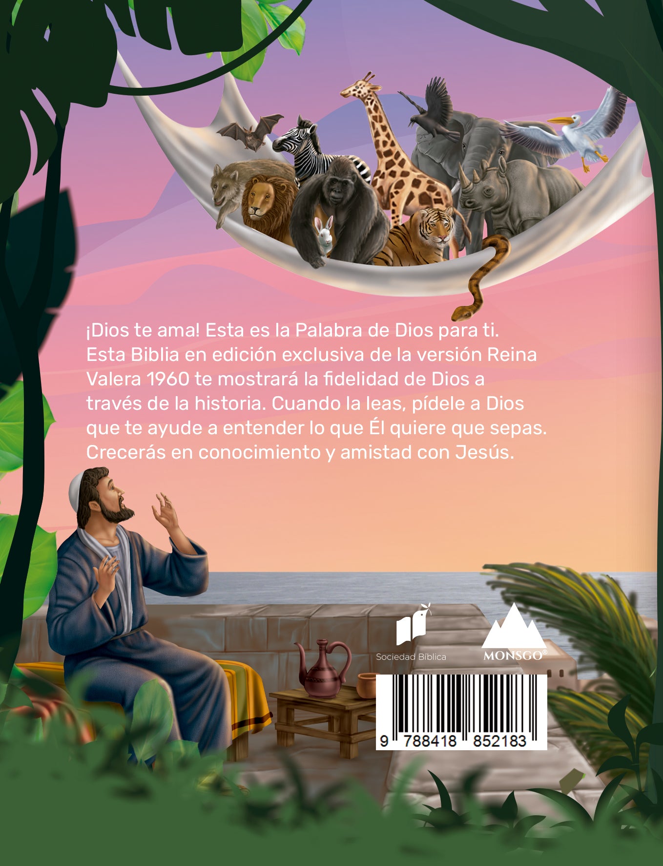 Biblia RVR 1960 Para Niños Tapa Dura – Monsgo